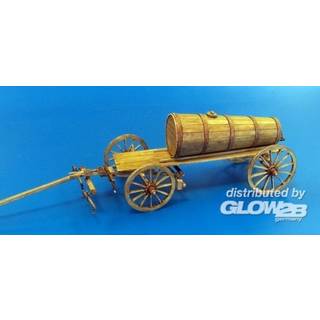 Hay wagon with wooden tank