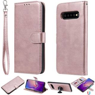 Samsung Galaxy S10 Plus dæk mønster hybrud etui - Lyserød