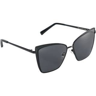 DIFF Becky Polarized black+dark smoke lens 58 Solbriller Mænd Black - Black - 58mm
