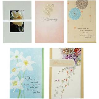 Hallmark SympatiCort Sortment Pack (5 kondolencekort med konvolutter)