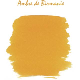 J. Herbin Fountain Pen Ink - 1 Tin of 6 Cartridges - Ambre de Birmanie