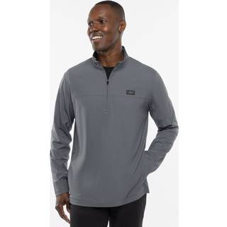 TRAVISMATHEW Layer Wanderlust 1/4 lynlås, grå