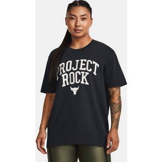 T-shirt Under Armour Project Rock Heavyweight Campus T-Shirt Black XS - Black - XS