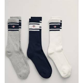 GANT Herre 3-Pack Shield sportssokker (40-42)
