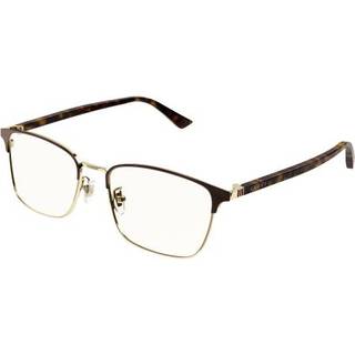 Gucci Mand GG1124OA 002 Optiske stel Metal Brun Firkantet
