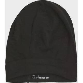 Johansen uld-silke hue sort XS-M