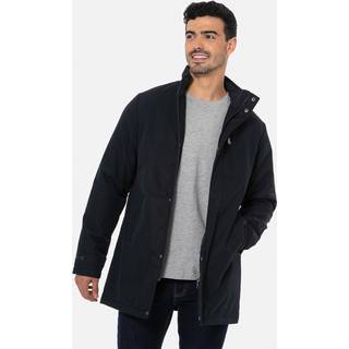 Threadbare Threadbare Navy Showerproof Funnel Neck Lightweight Coat