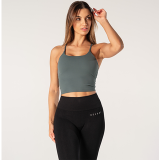 Relode Core Singlet Top, Teal Green