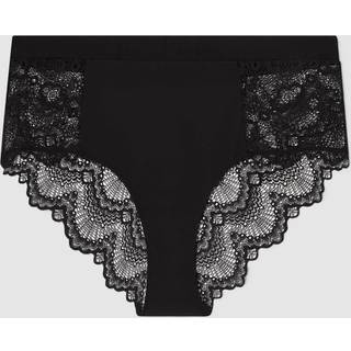 Understatement | Lace Highwaist Briefs - Black