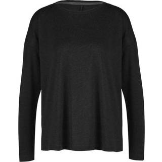 Stoic Women's Merino180 MMXX.Linköping II L/S Merino-shirt Damer størrelse 36 farve black