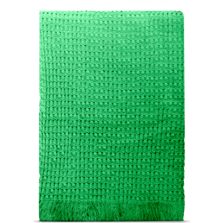Rug Solid Stockholm bomuldsplaid 130x180 cm Racing green