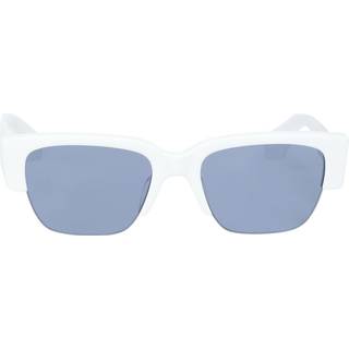 Alexander McQueen AM0405S 004 54 Solbriller Mænd Hvid - White - 54mm