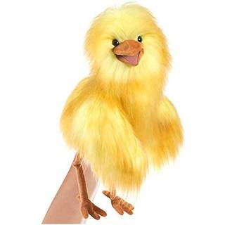 Folkmanis sjove fuglh?nd dukke gul; Orange