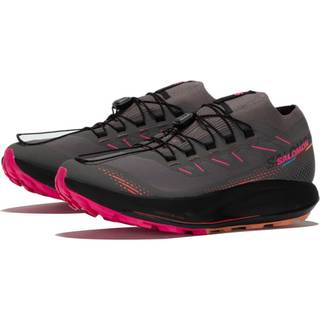 Salomon Women's Pulsar Trail Pro 2 Plum Kitten/Black/Pink Glo, 38