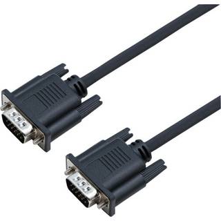 Eletra VGA M 0,5M kabel, sort ➞ På lager - klar til levering