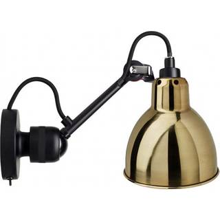 Lampe Gras NO 304 Væglampe m/afbryder - Messing