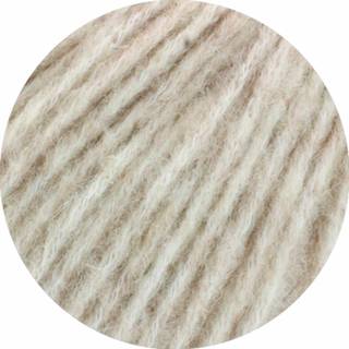 Lana Grossa Ecopuno Chunky 113 Lys beige Indhold: 48% bomuld, 33% ren ny merinould, 19% baby alpaca Vægt/Længde: 50 g = ca. 70 meter Anbefalede pinde: 7-8 mm Strikkefasthed: 10 x 10 cm = 13 m x 17 p Vask:Håndvask / Tørres fladt.