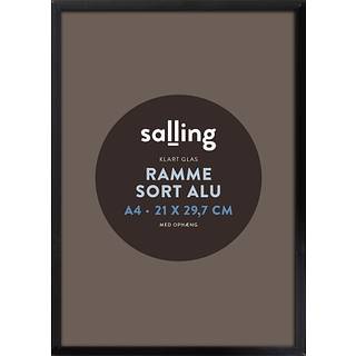 Sort ramme m. glas - 21x29,7 cm (På lager i varehus)