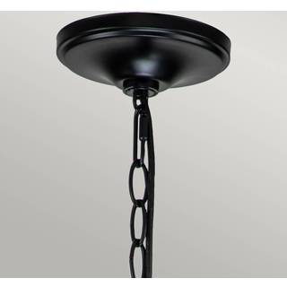 KICHLER Lysekrone Capitol Hill, dæmpbar, Sort, Stue/spisestue, Metal