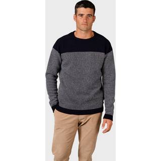 Klitmøller Collective - Halfdann knit - Navy/cream - XXL