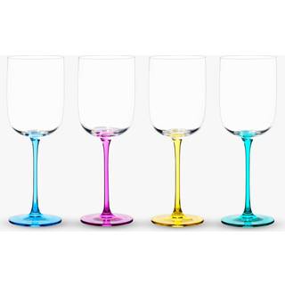 Anton Studio Designs Anton Studio Designs Set of 4 Green Gala Wine Glasses