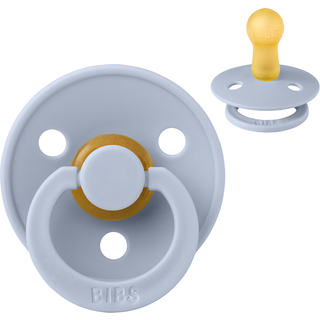 BIBS Rund Colour Sut - Str. 2 - Naturgummi - Dusty Blue