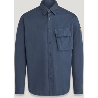Belstaff Scale Shirt in Dark Ink - Belstaff Dark Ink Scale Shirt - M