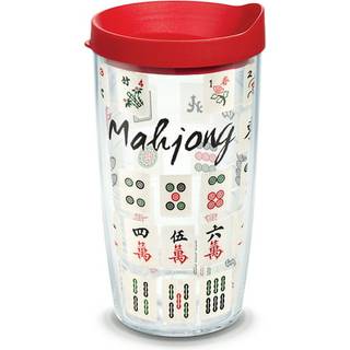 Tervis Mahjong -spil lavet i USA dobbeltvægget isoleret tumbler rejsekop holder drikkevarer koldt og varmt 16oz klare