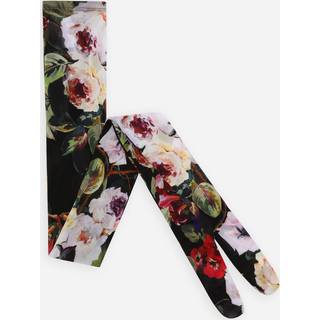 Dolce&Gabbana Floral tulle tights - multicoloured - L