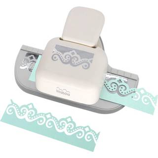 Bira Craft Deep Edger Border Craft Punch til Scrapbooking (prikker og blomstre)