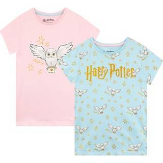 Character Character Blue 100% Cotton Harry Potter T-Shirt 2 Pack