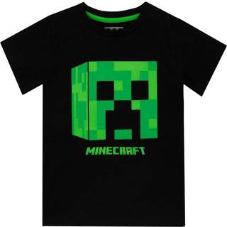 Character Character Black 100% Cotton Minecraft Creeper T-Shirt