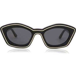 Marni Unisex Kea Island Black 1XT Solbriller Acetat Sort Sort Cat Eye Normal