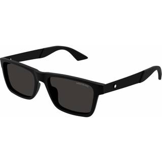 Montblanc Mand MB0299S 005 Solbriller Acetat Sort Grå Firkantet