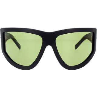 Retrosuperfuture Unisex FG9 Knives Black matte Solbriller Acetat Sort Grøn Maske Normal