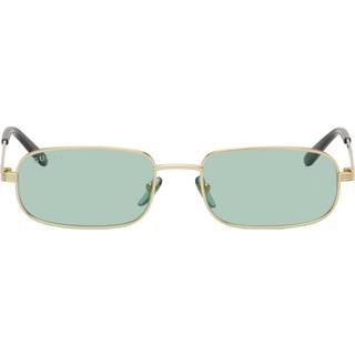Gucci GG1457S 005 57 Solbriller Mænd Guld - Gold - 57mm