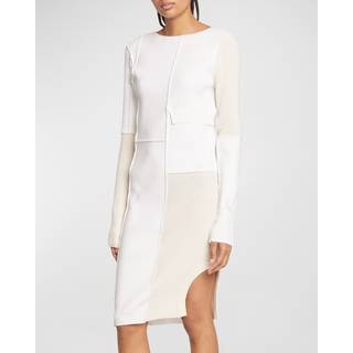 Midi dress - Off white - M