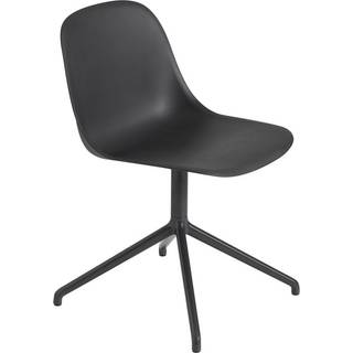 Muuto Fiber Drejestol Sort Uden Armlæn