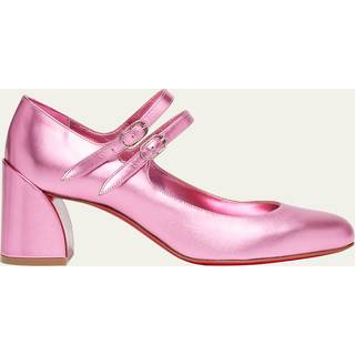 Christian Louboutin Miss Jane leather Mary Jane pumps - pink - EU 36.5