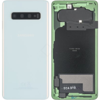 Hvid Samsung Galaxy S10 bagside med battericover