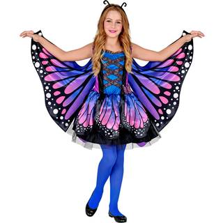 Lila Schmetterling Kinderkostüm S-128