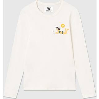 Moa Sunbather Langærmet T-shirt, Off White, M