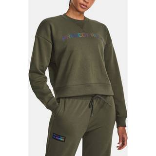 Sweatshirt Under Armour Pjt Rck HW Leg Day Crew-GRN 1380195-390 Størrelse M