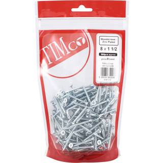 TIMco Twin Træskrue PZ2 CSK - BZP 10 x 4 mm Zink (6 stk)