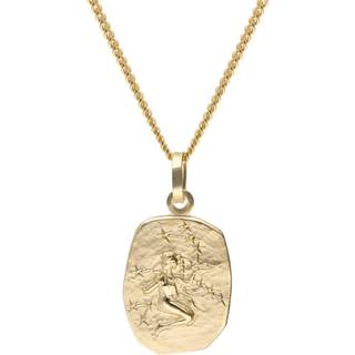 trendor 15436-09 Jungfrau Sternzeichen Gold 585 mit vergoldeter Silberkette