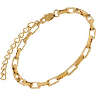 trendor 75881 Armband Gold auf Edelstahl Weitanker-Kette