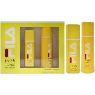 Fila frisk gul til kvinder - 2 pc -gave sæt 3,4 oz EDP spray 8.4oz kropsspray