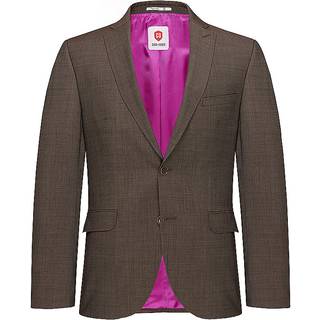 CG Herren Sakko braun meliert Slim Fit