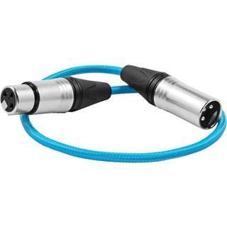 KONDOR BLUE MALE XLR TO FEMALE XLR 45CM