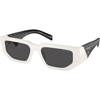 Prada PR 09ZSF Asian Fit 1425S0 55 Solbriller Mænd Hvid - Talc White - 55mm